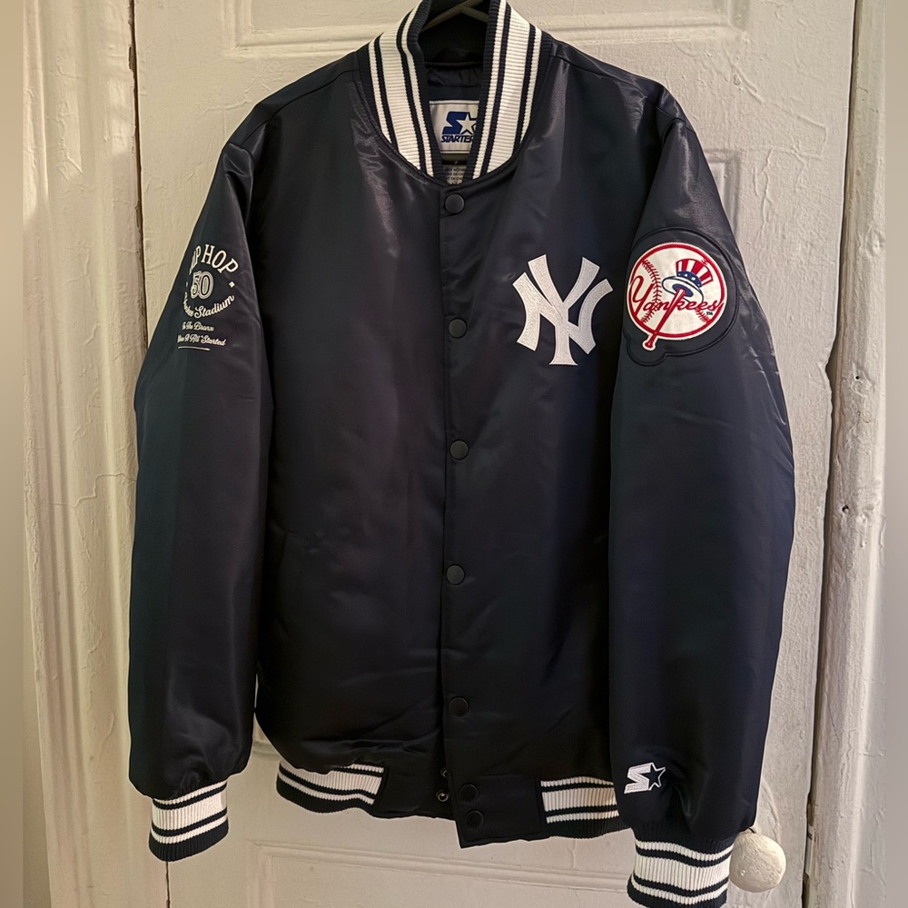 Starter New York Yankees Bomber Jacket Hip Hop 50 Edition
